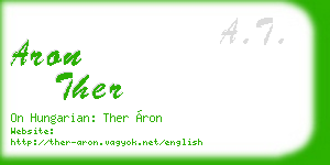 aron ther business card